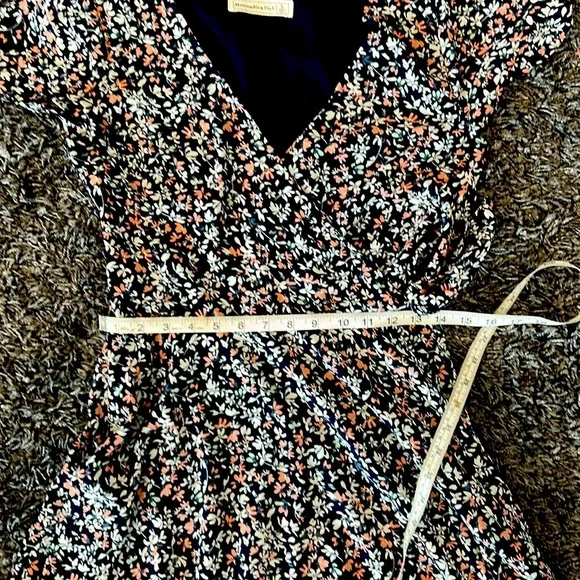 Abercrombie & Fitch floral spring dress women’s size small - Picture 9 of 13